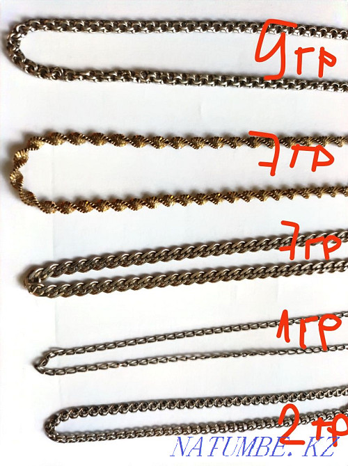 Серебрянные цепочки, кулоны Усть-Каменогорск - изображение 3