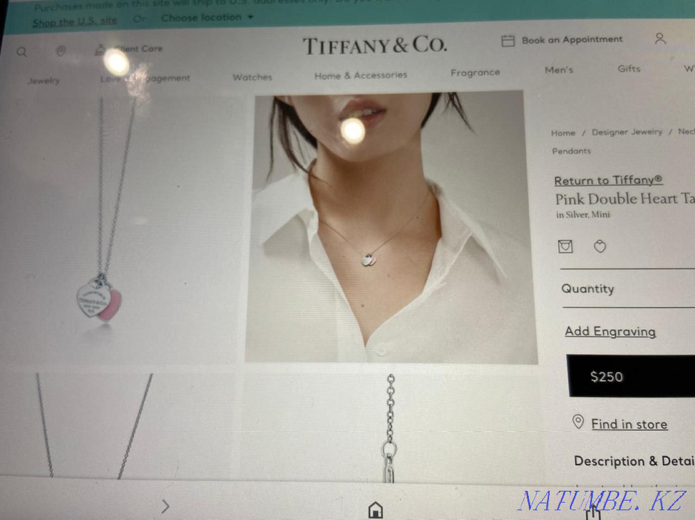 Tiffany подвеска Алматы - изображение 3