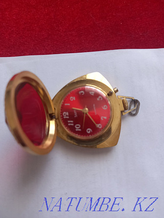 I sell watch-pendant, ZARYA" red ruby, Taraz - photo 1