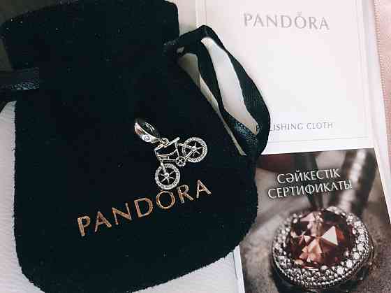 Шарм-подвеска Pandora "Блестящий велосипед", оригинал Almaty