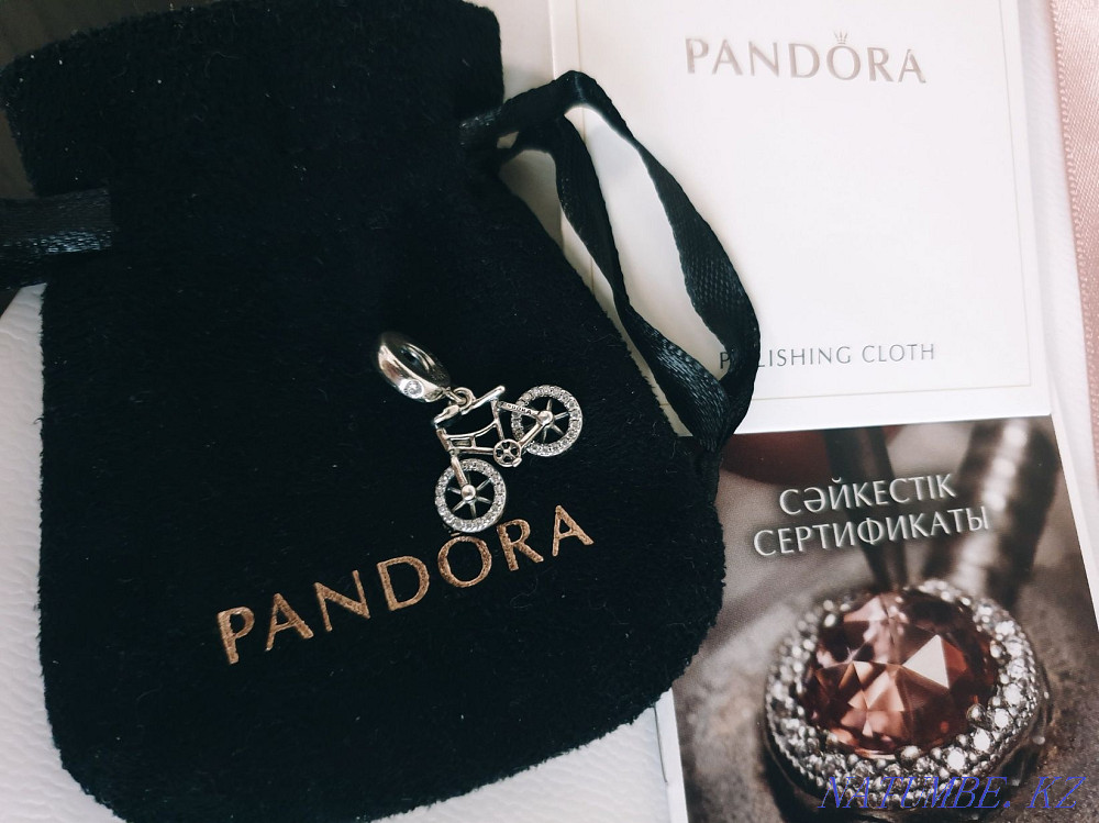Charm pendant Pandora "Brilliant bike", original Almaty - photo 2