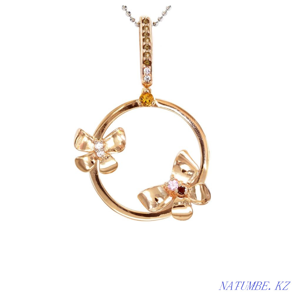 Sale. Pendant with natural Sapphire and Amethyst Almaty - photo 1