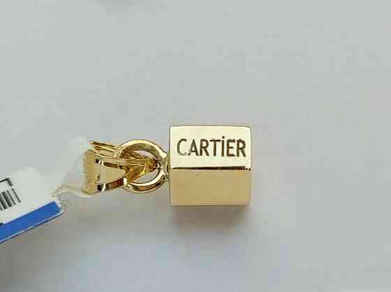 Золотой кулон. Золотой кулон Cartier Алматы