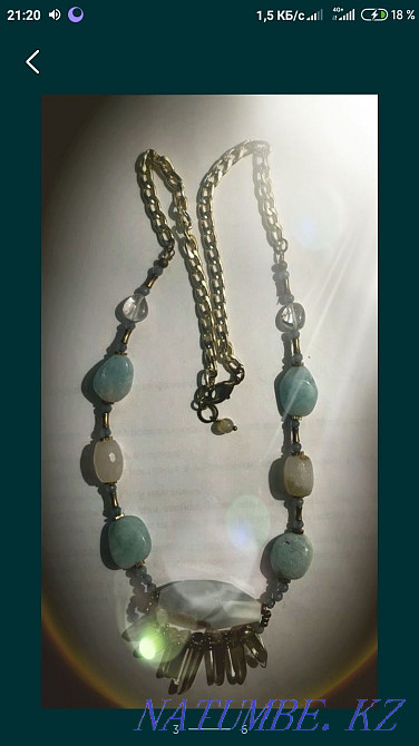 Necklace made of natural stones Almaty - photo 2
