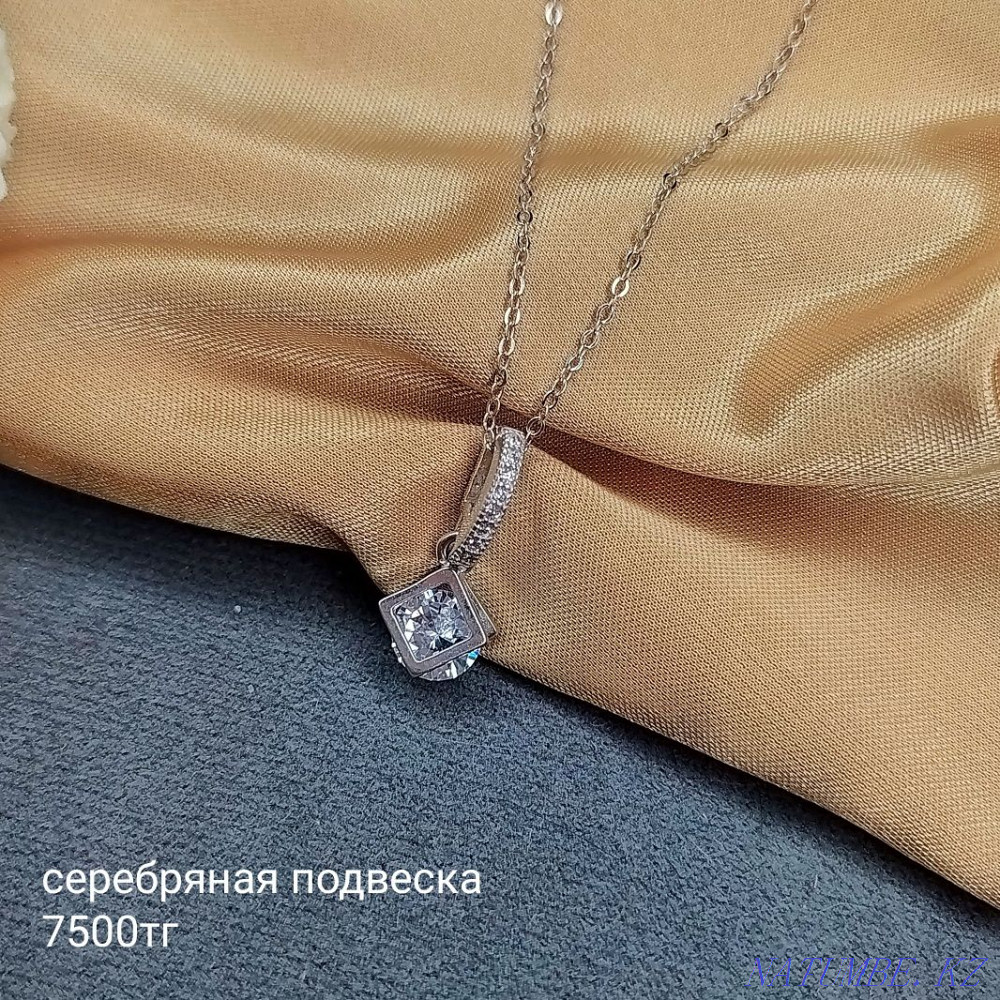 Silver chain and pendant for good luck, brand new, 925 Almaty - photo 7