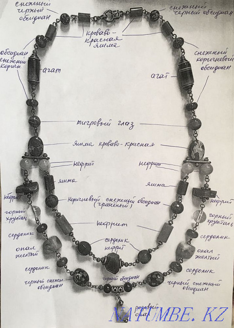 Продам бусы из набора лечебных камней Алматы - изображение 3