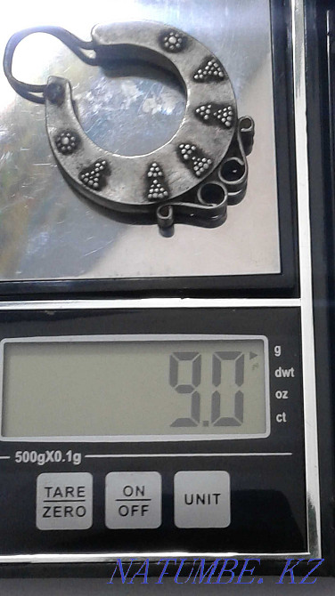 Қарт әженің күміс сырғасы. Жеке меншік иесі. Антиквариат.  Алматы - изображение 3