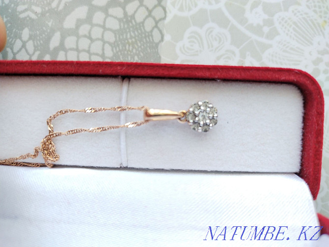 Sell chain with diamond pendant Astana - photo 2