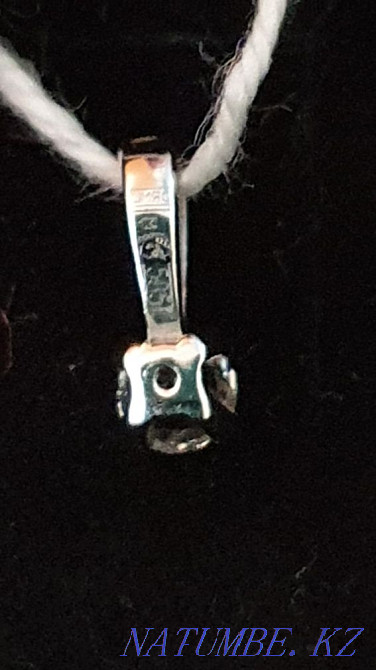 Pendant with diamond 585pr Муткенова - photo 4