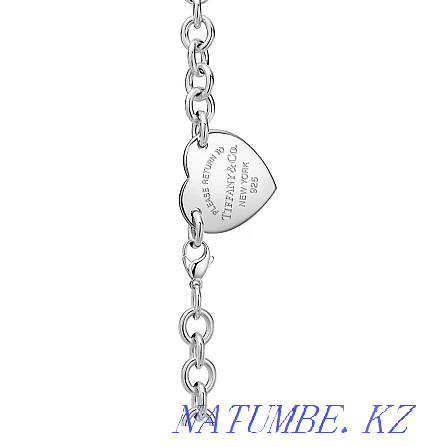 Колье с подвеской в форме сердца Tiffany&Co Алматы - изображение 3
