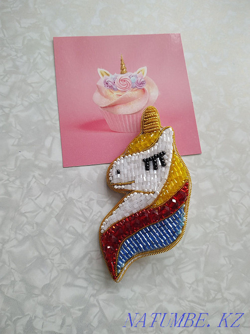 Brooches made of beads, handmade Shymkent - photo 3