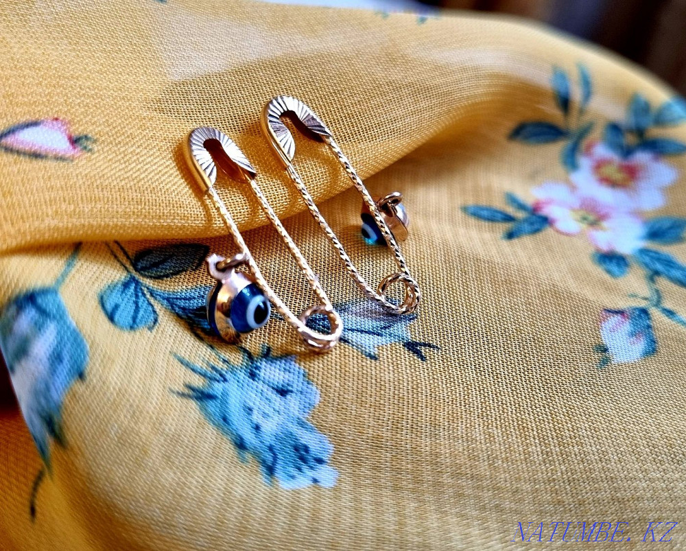 Золотые булавки для детей Алматы - изображение 2