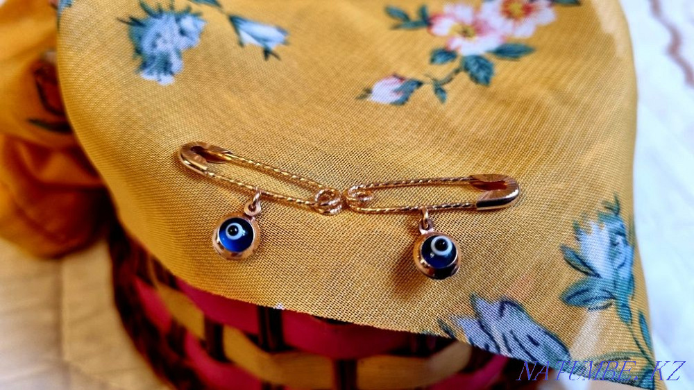 Золотые булавки для детей Алматы - изображение 1