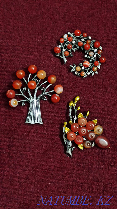 New brooch-pendant Apple tree brooch 5.5cm. Almaty - photo 2