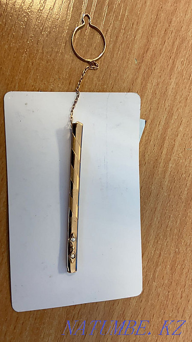 Продам зажим золотой Астана - изображение 1