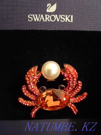 Продам брошь SWAROVSKI "Краб" Алматы - изображение 1