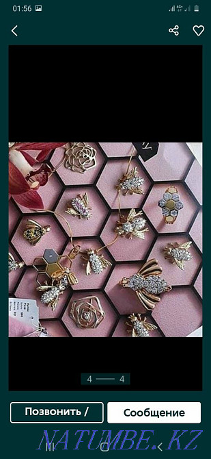 Продаётся Шмель с бриллиантами Алматы - изображение 2