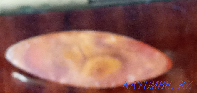 Brooch ussr antique amber gilding hallmark Pavlodar - photo 3