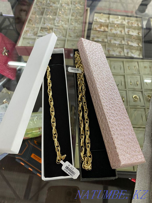 Комплект из желтого золота 585 CARIER Темиртау - изображение 3