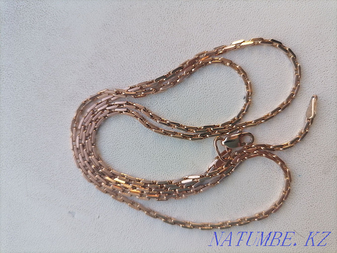 I will sell gold chains and a bracelet, a pendant of excellent quality Kokshetau - photo 1
