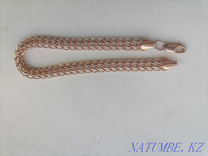 I will sell gold chains and a bracelet, a pendant of excellent quality Kokshetau - photo 2