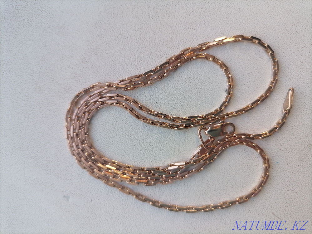 I will sell gold chains and a bracelet, a pendant of excellent quality Kokshetau - photo 1