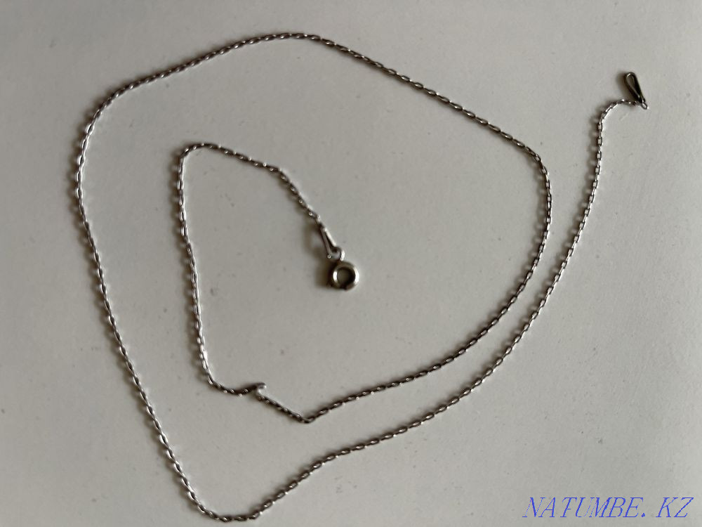 Цепочки серебрянные жгут и якорь Астана - изображение 2