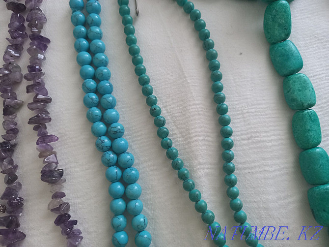 Sell beads turquoise, amethyst and other stones. Taraz - photo 2
