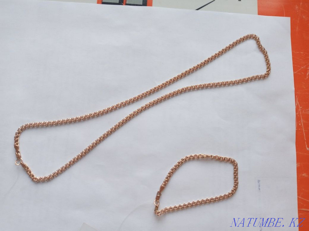 Золотая цепочка и браслет Байзак - изображение 2