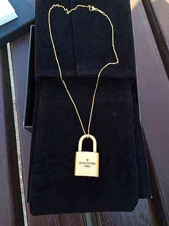 Цепочка lockit из под золото Louis Vuitton x Bernard h Mayer Almaty
