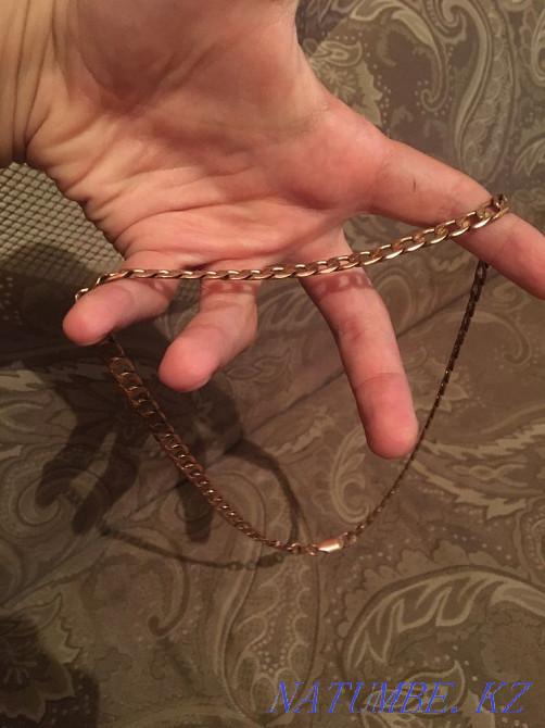 цепочка серебреная, мужская Актау - изображение 1