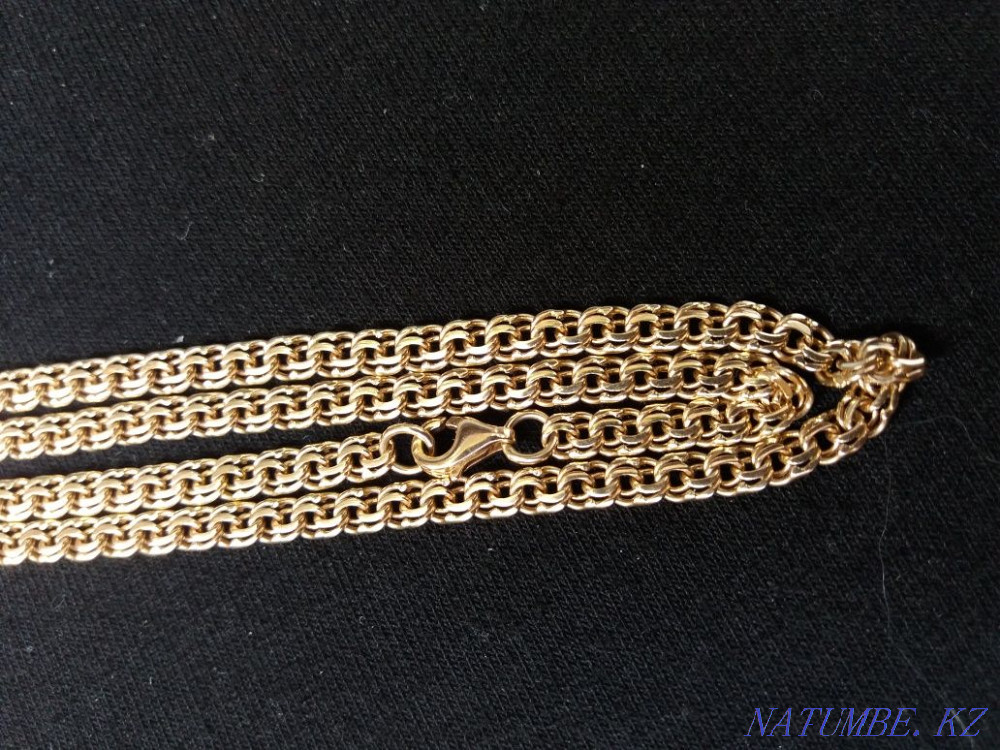 Продам золотую цепь! Актау - изображение 1