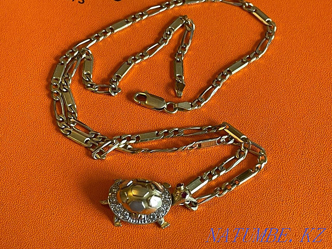 Very original chain with turtle pendant Almaty - photo 3