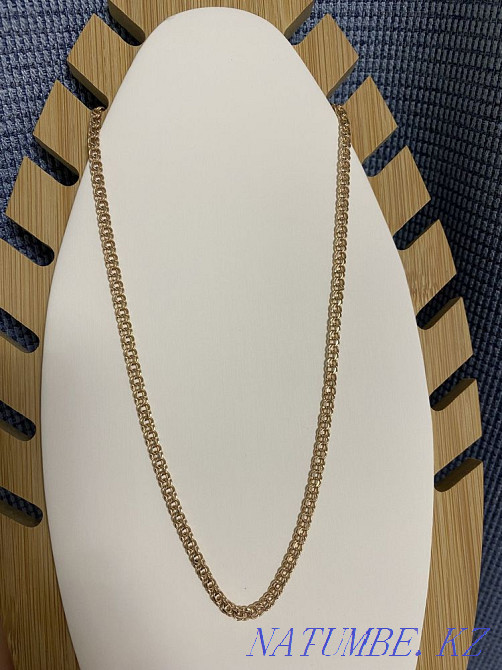 Gold chain Bismarck chain red gold Almaty - photo 1