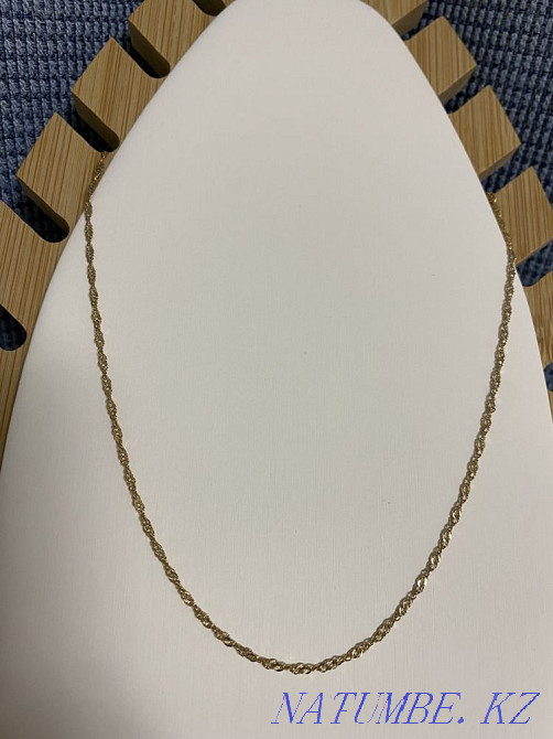 Золотая цепочка цепь Алматы - изображение 3