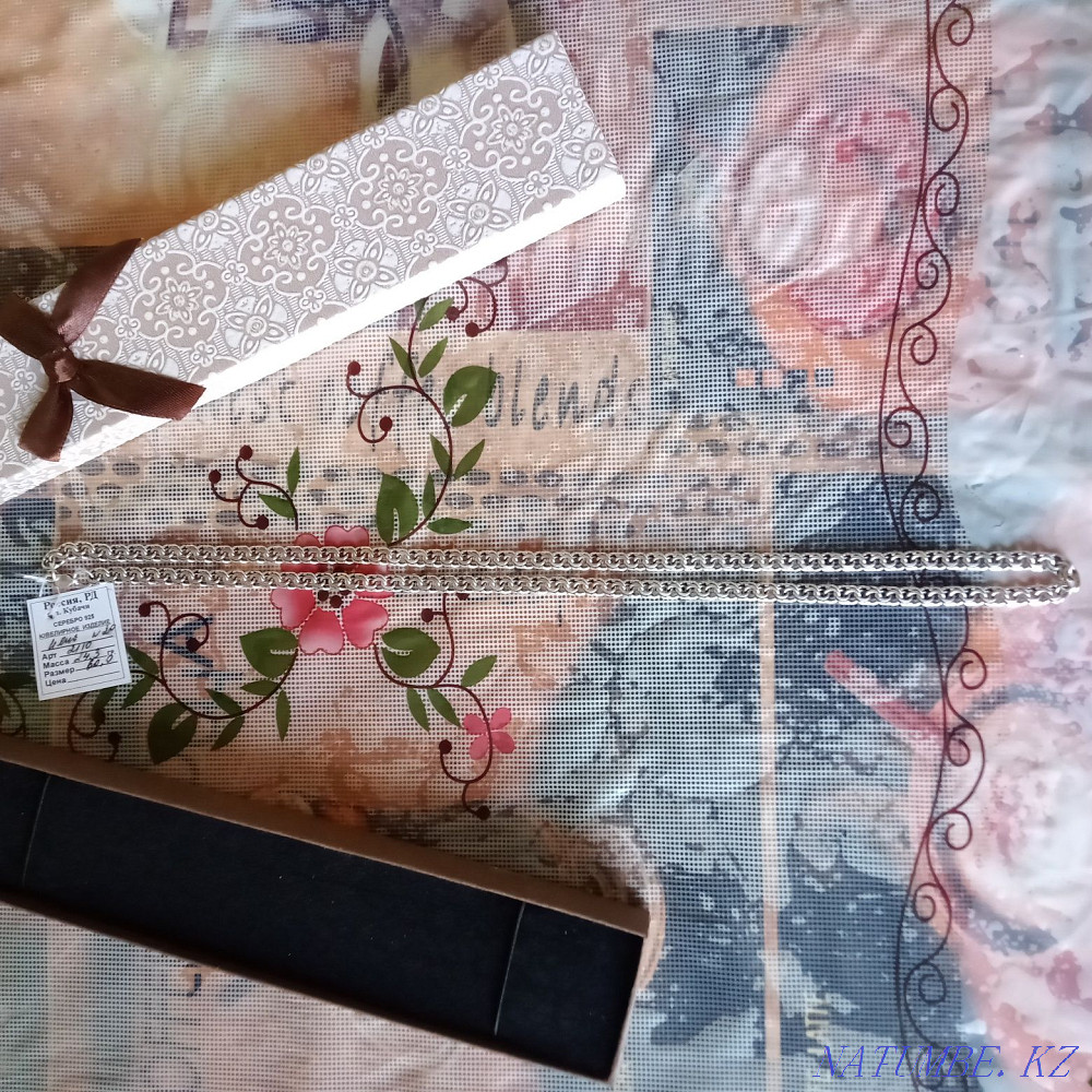 Silver chain silver men urgently Satpaev - photo 1