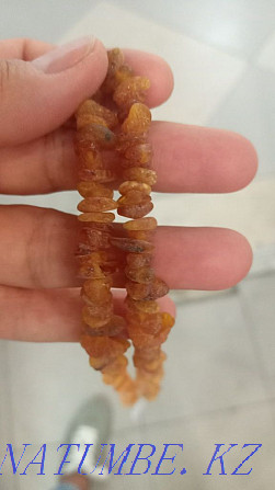 Sell beads amber untreated unpolished natural Aqtobe - photo 1