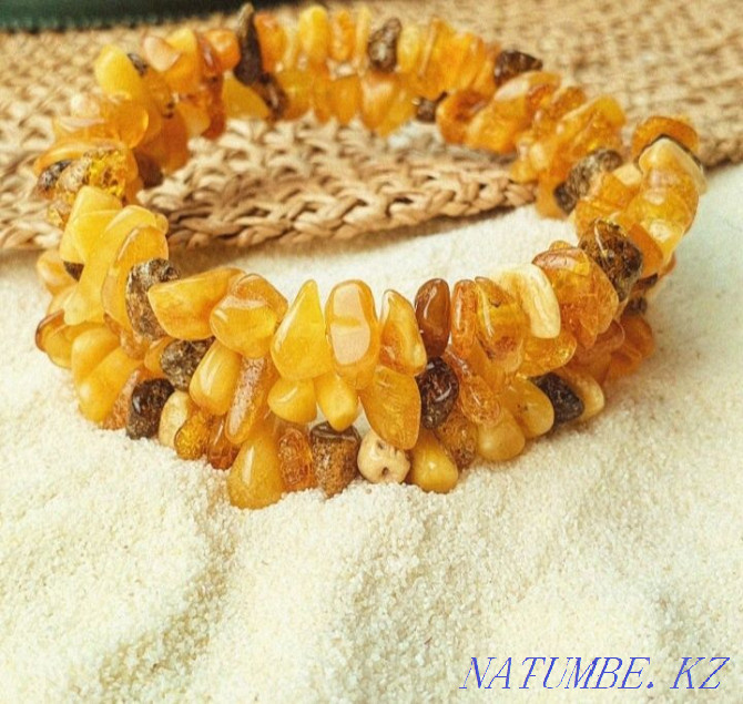 Sell beads amber untreated unpolished natural Aqtobe - photo 4