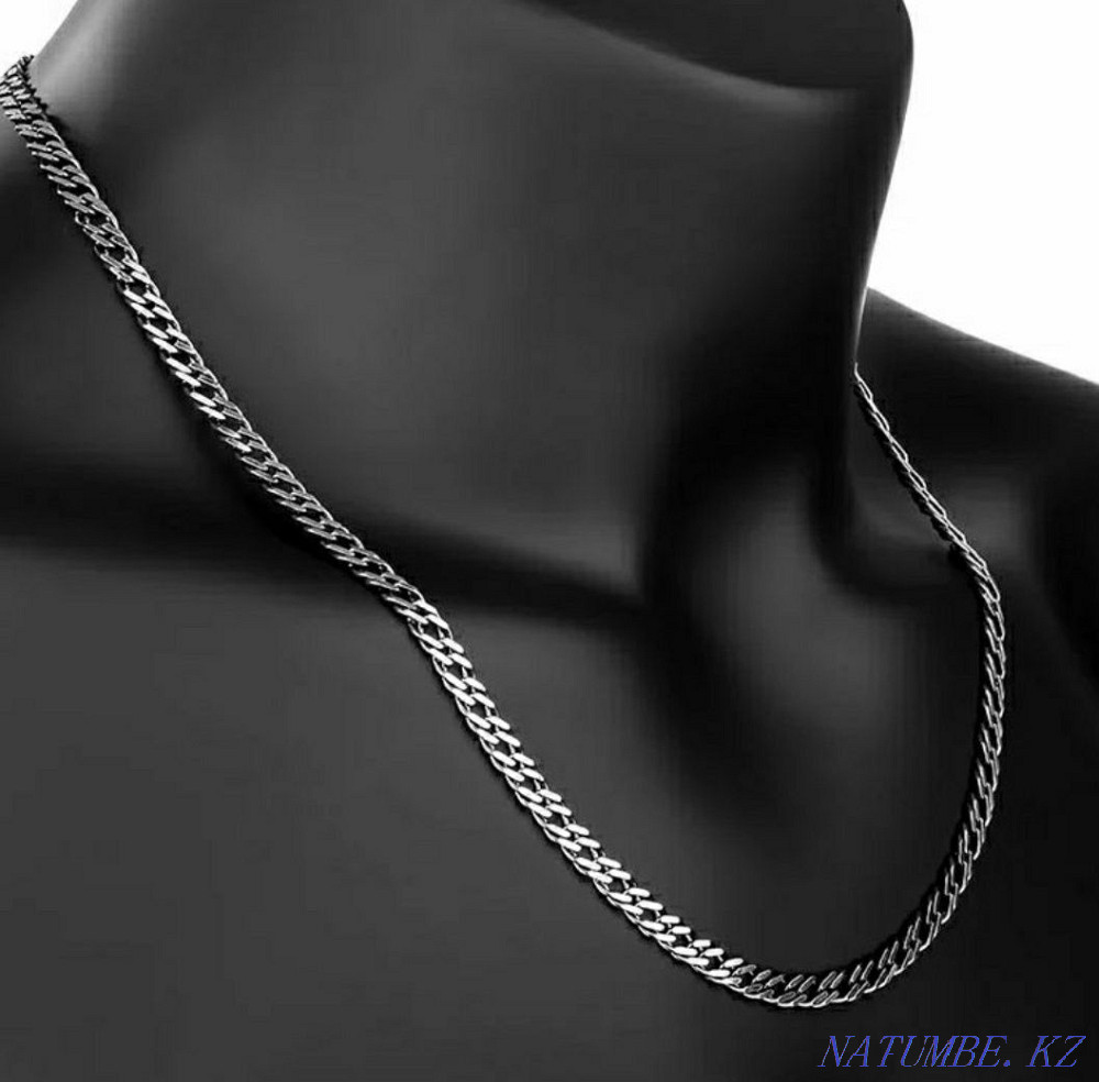 Silver men's chain, Byzantine weaving, new Almaty - photo 2