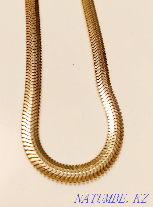 Золотая цепочка. Цепочка золотая. Золотая цепь. Золотое колье Алматы - изображение 5