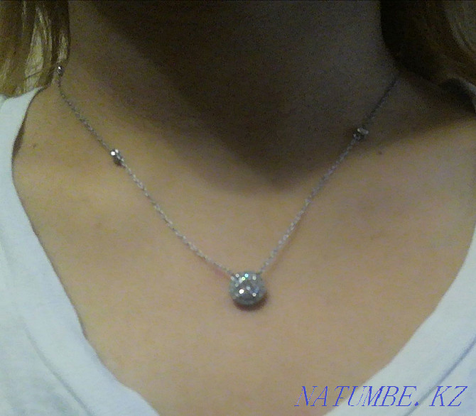 Necklace silver 925 test 45 cm Shymkent - photo 4