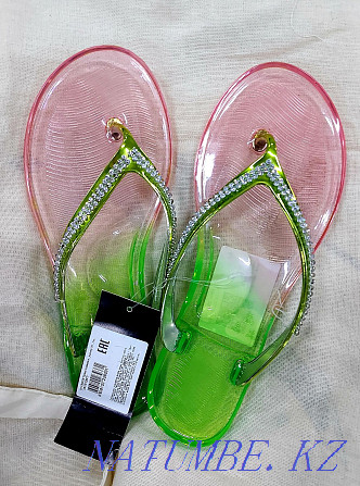 Sale of stylish beach shoes flip flops Kyzylorda - photo 3