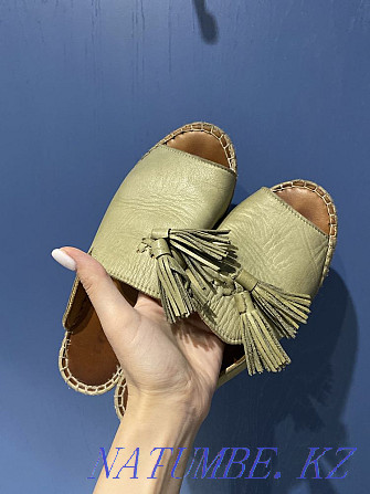 Сабо шлепки кожа летняя обувь 5000? Астана - изображение 3