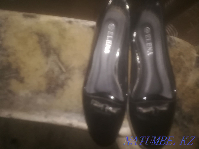 Женские чёрные туфли Елена из Лакированной кожи. Курминское - изображение 1