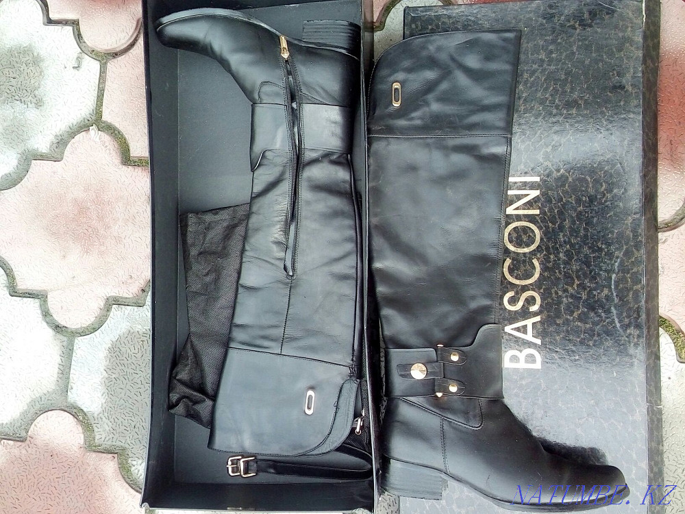 Boots boots Baskoni shoes leather Almaty - photo 4
