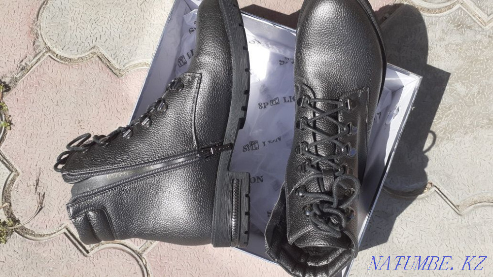 Boots boots Baskoni shoes leather Almaty - photo 1