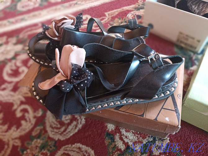 Женская обувь лентнии сандали Шымкент - изображение 2