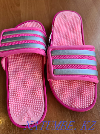 new Women's flip flops flip flops original adidas massage insole Aqtobe - photo 7