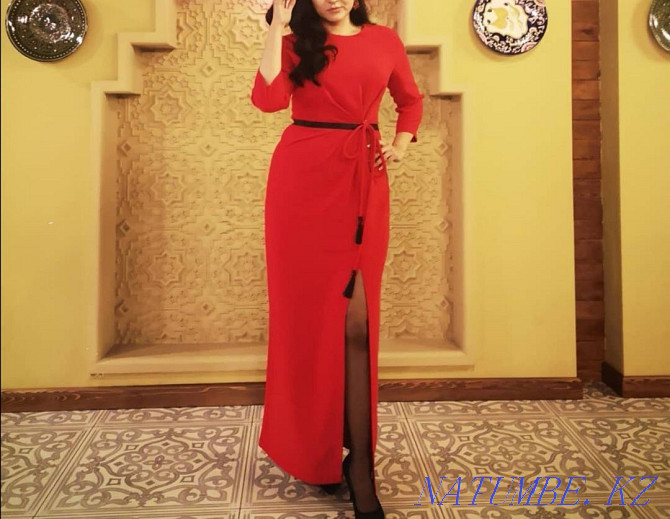 Clothes, red dress Astana - photo 1