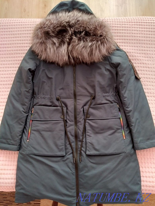 Парка женская с воротником из чернобурки Петропавловск - изображение 1
